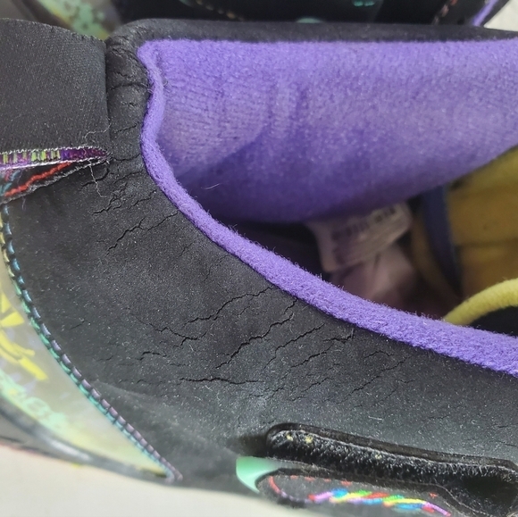 Nike Jordan Fusion 5 V AF-1 Shoes Men sz 8 Black Rainbow Mid Sneakers 070911-LN3 - Picture 6 of 16